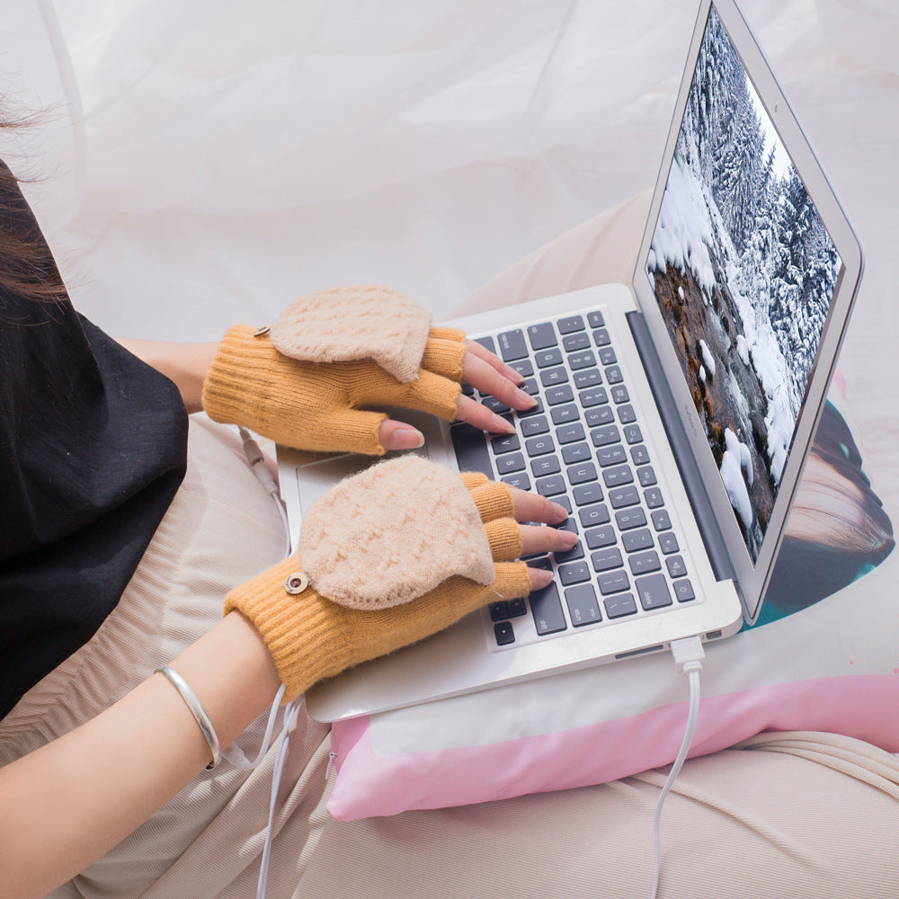 Breathable 5V USB Heated Gloves Winter Heated Gloves